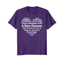 Ladda upp bild till gallerivisning, Funny shirts V-neck Tank top Hoodie sweatshirt usa uk au ca gifts for I Love Someone With A Rare Disease Support Day Shirt 2364517
