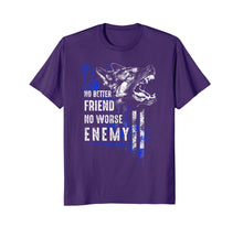 Ladda upp bild till gallerivisning, Funny shirts V-neck Tank top Hoodie sweatshirt usa uk au ca gifts for Thin Blue Line K9: No Better Friend T-shirt 3029389
