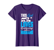 Ladda upp bild till gallerivisning, Funny shirts V-neck Tank top Hoodie sweatshirt usa uk au ca gifts for This Girl Loves Camping With Her Husband T-Shirt 4203253
