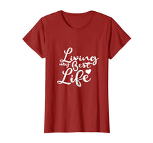 Ladda upp bild till gallerivisning, Funny shirts V-neck Tank top Hoodie sweatshirt usa uk au ca gifts for Living my Best Life T-Shirt 2547083

