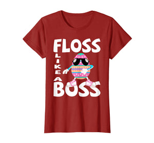 Funny shirts V-neck Tank top Hoodie sweatshirt usa uk au ca gifts for Cute Flossing Easter Egg Floss Like a Boss- T shirt Gifts 3272324