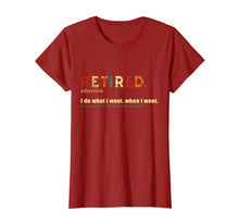 Ladda upp bild till gallerivisning, Retired. definition-Funny Retirement Gift Tshirt 205407
