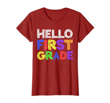 Ladda upp bild till gallerivisning, Hello First Grade T-Shirt 1st Grade Back To School 126617
