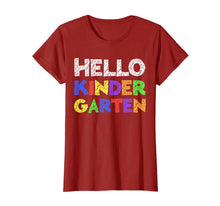 Ladda upp bild till gallerivisning, Hello Kindergarten T-Shirt Back To School Gift Shirt 122615
