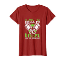 Ladda upp bild till gallerivisning, I Love the Smell of Diesel in the Morning Truck Driver Shirt 454926
