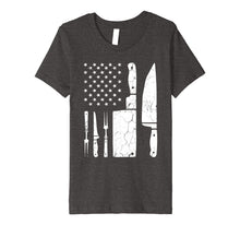 Ladda upp bild till gallerivisning, Funny shirts V-neck Tank top Hoodie sweatshirt usa uk au ca gifts for Chef Cooking American Flag T Shirt Gift for Chefs 2637510
