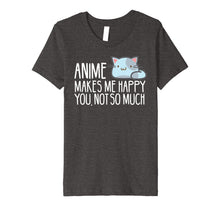 Ladda upp bild till gallerivisning, Funny shirts V-neck Tank top Hoodie sweatshirt usa uk au ca gifts for Anime Shirt | Anime Makes Me Happy 1086449
