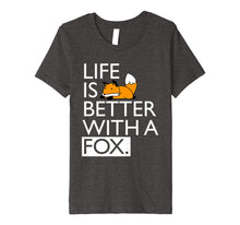 Ladda upp bild till gallerivisning, Funny shirts V-neck Tank top Hoodie sweatshirt usa uk au ca gifts for Life Is Better With A Fox Kawaii T-shirt 2074052
