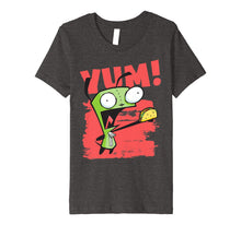 Ladda upp bild till gallerivisning, Funny shirts V-neck Tank top Hoodie sweatshirt usa uk au ca gifts for Invader Zim Gir Screaming Yum! Taco Portrait Premium T-Shirt 3334201
