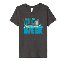 Ladda upp bild till gallerivisning, Funny shirts V-neck Tank top Hoodie sweatshirt usa uk au ca gifts for I Wait All Year For This Week T-Shirt Funny Shark Tee 401624
