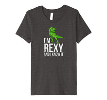 Ladda upp bild till gallerivisning, Funny shirts V-neck Tank top Hoodie sweatshirt usa uk au ca gifts for I'm Rexy and I know it funny dinosaur tee 3089869
