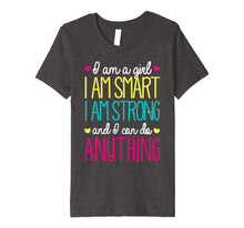 Ladda upp bild till gallerivisning, Funny shirts V-neck Tank top Hoodie sweatshirt usa uk au ca gifts for I'm A Girl Smart Strong &amp; Can Do Anything T-Shirt 1446974
