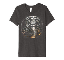 Ladda upp bild till gallerivisning, Cobra Kai Rusted Steel Snake Logo Premium T-Shirt
