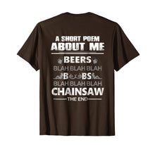 Ladda upp bild till gallerivisning, Mens A Short Poem About Me Tree Climber T-Shirt Arborist T-Shirt 931447
