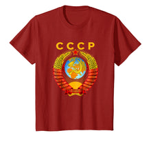 Ladda upp bild till gallerivisning, Funny shirts V-neck Tank top Hoodie sweatshirt usa uk au ca gifts for CCCP T-shirt Coat of arms Tee Flag Russian souvenir Moscow 1706995
