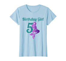 Ladda upp bild till gallerivisning, Funny shirts V-neck Tank top Hoodie sweatshirt usa uk au ca gifts for 5th Birthday Girl Of Mermaid T-shirt 5 Years Old Mermaid 2099324
