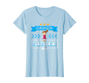 Funny shirts V-neck Tank top Hoodie sweatshirt usa uk au ca gifts for Gamer Sister Video Games T-Shirt New Sister Cute Gifts Ideas 2608288