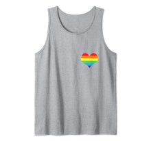 Ladda upp bild till gallerivisning, LGBT Pride Rainbow Flag Heart Love Tank Top 43423
