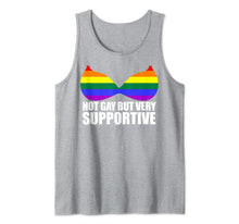 Ladda upp bild till gallerivisning, NOT GAY BUT VERY SUPPORTIVE LGBT Straight Ally Bra Meme Tank Top 195152
