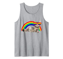Ladda upp bild till gallerivisning, Funny Cat Gay Pride LGBT Rainbow Sunglasses Shirt Tank Top 126133
