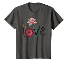 Ladda upp bild till gallerivisning, Namaste Love bee lotus yoga woman shirt, flower mom t-shirt 159224
