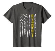 Ladda upp bild till gallerivisning, Truck Driver Yellow Line Daddy T-Shirt US Flag distressed 618427
