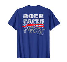 Ladda upp bild till gallerivisning, Funny shirts V-neck Tank top Hoodie sweatshirt usa uk au ca gifts for Rock, Paper, GUN! Funny Pro-Gun 2nd Amendment T-Shirt 1364751
