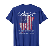 Ladda upp bild till gallerivisning, Patriot 1776 American Flag Founding Fathers Quote T Shirt 109269
