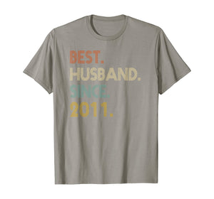 Funny shirts V-neck Tank top Hoodie sweatshirt usa uk au ca gifts for 9th Wedding Anniversary Gifts Best Husband Since 2011 T-Shirt 766164