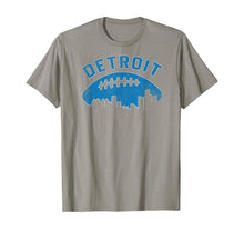 Ladda upp bild till gallerivisning, Vintage Detroit Michigan Cityscape Retro Football T-Shirt 287406
