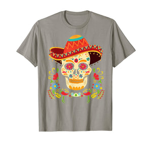 Day Of The Dead Skull Gifts Funny Cinco De Mayo Men Women T-Shirt 792003