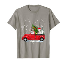 Ladda upp bild till gallerivisning, Funny shirts V-neck Tank top Hoodie sweatshirt usa uk au ca gifts for Bull Terrier Riding Red Truck Christmas Gifts Dog T-Shirt 880696
