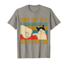 Ladda upp bild till gallerivisning, Vintage Best Cat Dad Ever Bump Fit T-Shirt-147802
