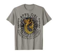 Ladda upp bild till gallerivisning, April Girl The Soul Of A Mermaid Tshirt Funny Gifts Women TShirt70437
