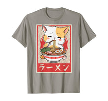 Ladda upp bild till gallerivisning, Kawaii Neko Ramen Cute Ramen Cat Japanese Noodle Funny Anime TShirt261156
