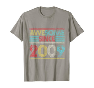 10th Birthday Gifts - Awesome Since 2009 T-Shirt 210489