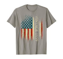 Ladda upp bild till gallerivisning, Funny shirts V-neck Tank top Hoodie sweatshirt usa uk au ca gifts for 60th Birthday Gifts Vintage 1959 Usa Flag 60 Year Old Bday T-Shirt 275764
