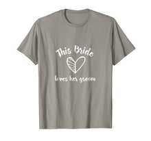 Ladda upp bild till gallerivisning, Funny shirts V-neck Tank top Hoodie sweatshirt usa uk au ca gifts for Bride To Be Gifts This Bride Loves Her Groom T-Shirt 3203905

