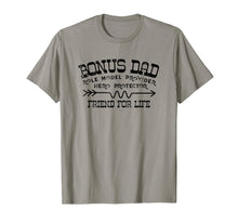 Ladda upp bild till gallerivisning, Fathers Day T-Shirt Bonus Dad Friend For Life Step Dad 58825
