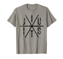 Ladda upp bild till gallerivisning, Brazilian Jiu Jitsu T-Shirt - Bjj Distressed Tee - Black Ink
