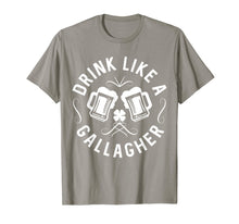 Ladda upp bild till gallerivisning, Funny shirts V-neck Tank top Hoodie sweatshirt usa uk au ca gifts for Drink Like A Gallagher T-Shirt Green Irish St. Patty's Shirt 2074877
