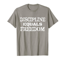 Ladda upp bild till gallerivisning, Funny shirts V-neck Tank top Hoodie sweatshirt usa uk au ca gifts for Discipline Equals Freedom - Motivational Quote T-Shirt 278420
