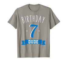 Ladda upp bild till gallerivisning, Funny shirts V-neck Tank top Hoodie sweatshirt usa uk au ca gifts for Birthday Dude Boy Seventh Party 7 Year Old Love Blue Tee 2311419
