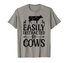 Ladda upp bild till gallerivisning, Easily Distracted By Cows T Shirt Cow Men Women Gifts Farmer 259362
