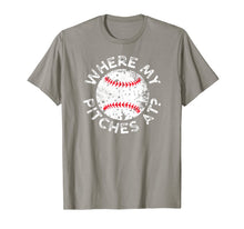 Ladda upp bild till gallerivisning, Funny Baseball Where My Pitches At T Shirt 767707
