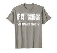Ladda upp bild till gallerivisning, Fa-Thor Like Dad Just Way Cooler Shirt Fathers Day Gift Hero T-Shirt 100879
