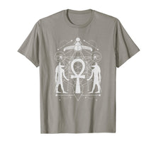 Ladda upp bild till gallerivisning, Egyptian Sacred Geometry Ankh Shirt Eye Of Horus Shirts Men T-Shirt
