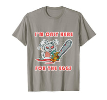 Ladda upp bild till gallerivisning, Funny shirts V-neck Tank top Hoodie sweatshirt usa uk au ca gifts for Scary Crazy Easter Bunny with Chainsaw here for Eggs T Shirt 3159026
