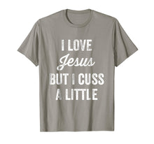 Ladda upp bild till gallerivisning, Funny shirts V-neck Tank top Hoodie sweatshirt usa uk au ca gifts for I Love Jesus But I Cuss a Little Funny Christian T-Shirt 2007766
