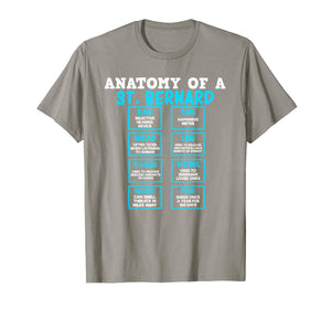 Funny shirts V-neck Tank top Hoodie sweatshirt usa uk au ca gifts for Anatomy of a Saint Bernard Gifts for Dog Mom Dad 3178007